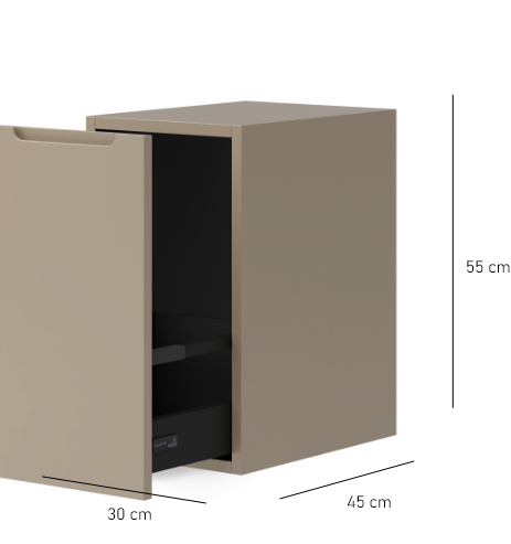 Modulo cajon abierto